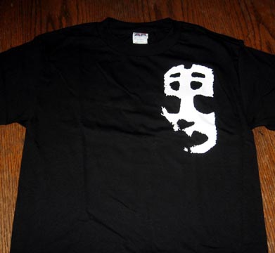 SLAPSHOT "Mask" T-Shirt Black 2 Sided (Small) SALE!!!